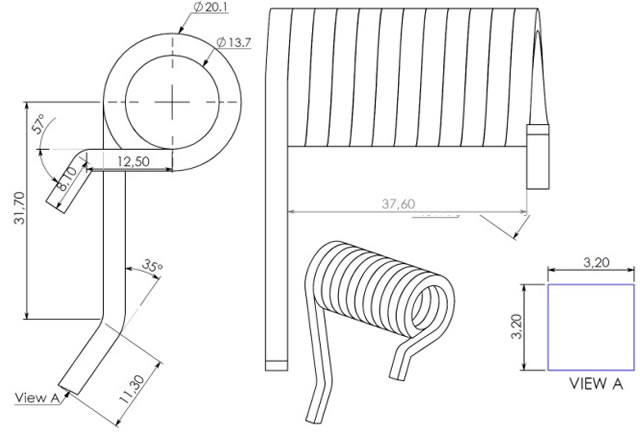 Inconel spring 718 for safety valves